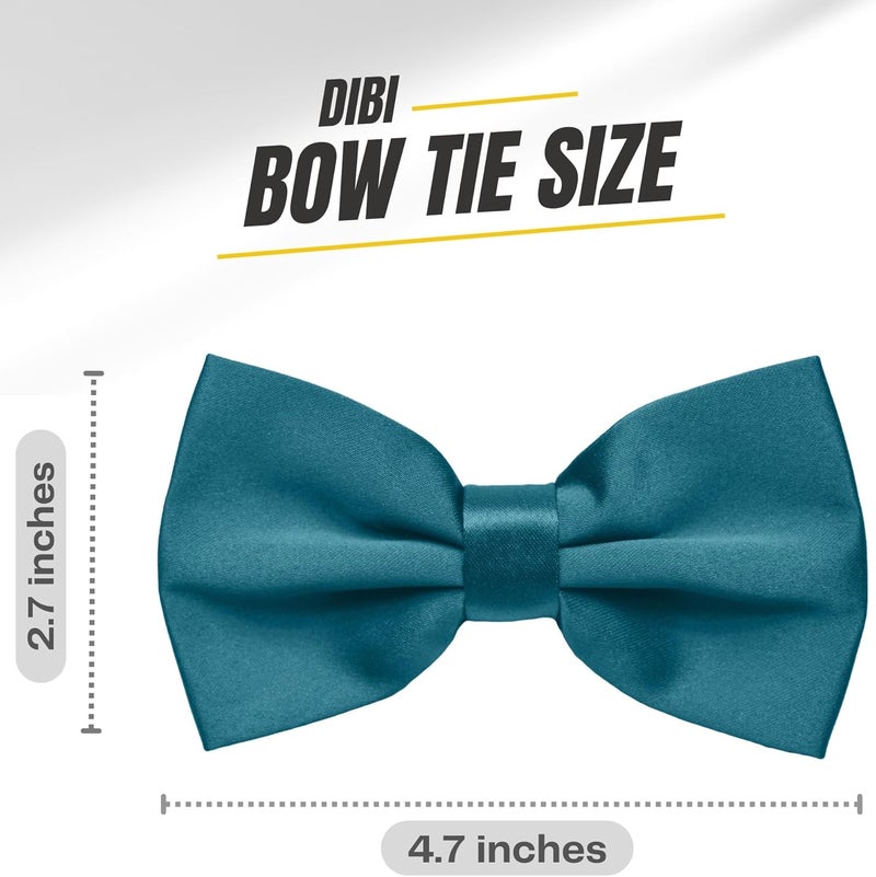 DIBI Adjustable Classic Pretied Bow Tie for Men, Women, and Boys - Men's Bowtie for Wedding, Costume Party and Formal Events - Image 3